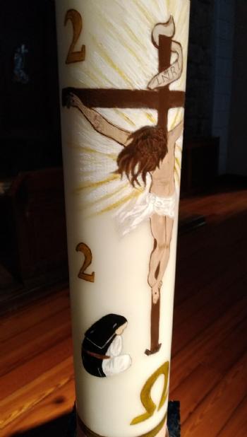 FOTO:Nuestro cirio pascual, para este 2022 FOTONuestro cirio pascual, para este 2022