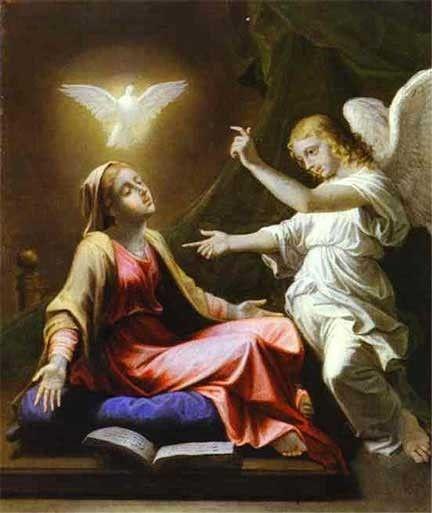 Consentimiento de la Virgen al ángel